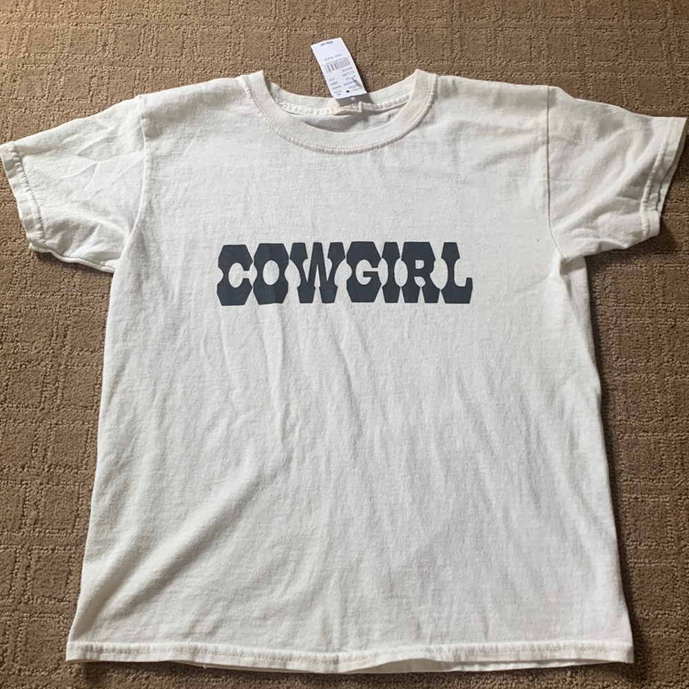 NWT Brandy Melville ‘Cowgirl’ graphic baby tee